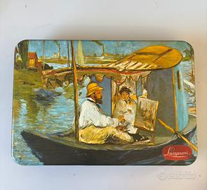 Scatola di latta Lazzaroni vintage