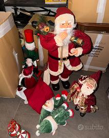 Lotto ornamenti Natale:Babbi;Palle;Luci;Tutto nuov