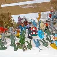 Soldatini 1:32, anni 70/80+pezzi fortino Ellepí 