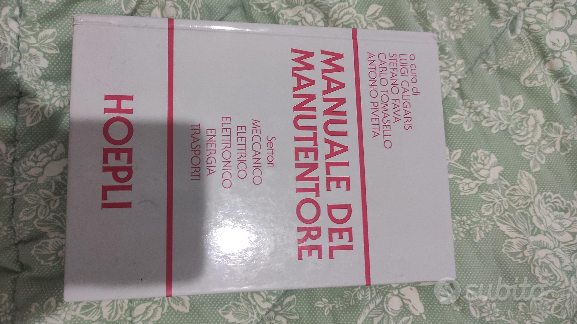 libro manuale del manutentore - Libri e Riviste In vendita a Ancona