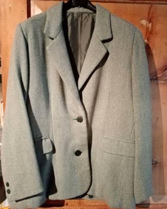 giacca in pura lana foderata