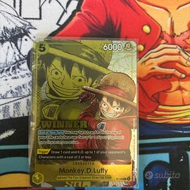 Monkey d luffy promo p-116 winner
