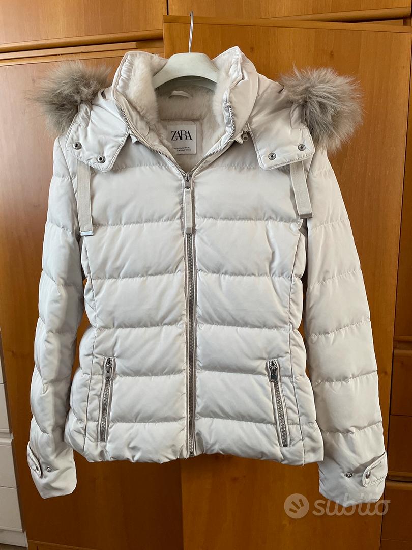 Zara Beige Cappotto Con Cappuccio E Cintura Zara Giubbotto Donna