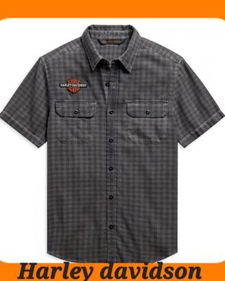 CAMICIA MANICHE CORTE VINTAGE UOMO H-D