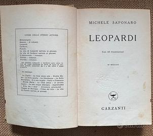 Leopardi- Michele Saponaro-Garzanti 1948