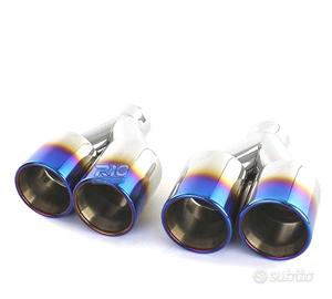 TERMINALI SCARICO UNIVERSALI IN ACCIAIO INOX TITAN