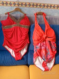 Costume mare donna intero rosso  N.2 costume mare