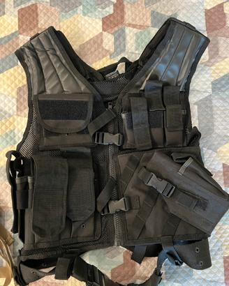 Gilet tattico Mil-Tec - Nero
