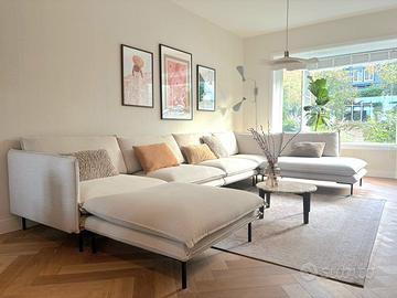 Divano angolare modulare di design – come nuovo