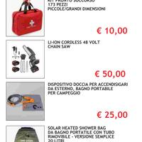 SET COMPLETO PER CAMPEGGIO