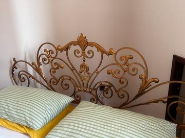 Letto completo in ferro battuto E.N.