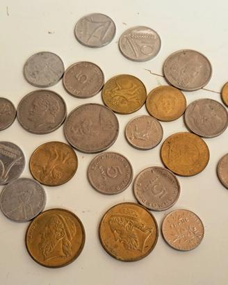 Monete Varie Italiane ed Estere Lotto 23 Pezzi Vin