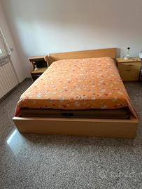 Struttura letto con contenitore Malm ikea