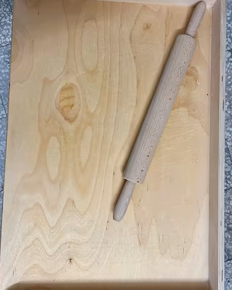 Tavoliere per impasto e mattarello