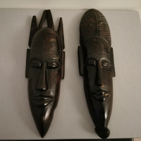 Maschere etniche legno