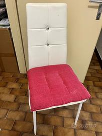 6 sedie 10€ al pezzo + sedute di ricambio