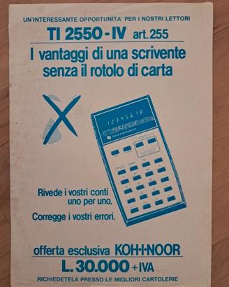 Depliant Brochure Texas Instruments TI 2550-IV Koh