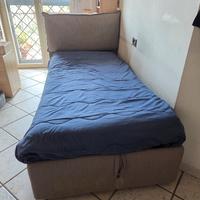 GRESSVIK letto con contenitore 
90×200cm