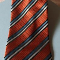 Cravatta artigianale arancione 