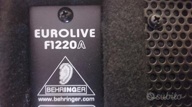 BHERINGER EUROLIVE F1220A cassa spia da palco