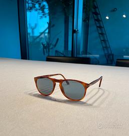 Occhiali da sole Persol a goccia marroni chiari