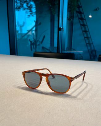 Occhiali da sole Persol a goccia marroni chiari