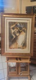 quadro di Biasini ,pittore soresinese  anni '70.