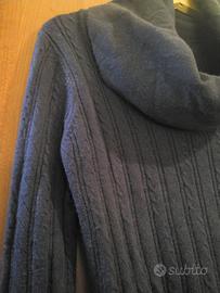 Maglione blu a collo alto Las Chicas