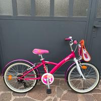 Bici MTB Btwin bambina con cambio ruota 20 nuova