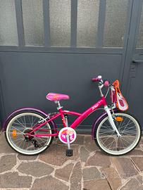 Bici MTB Btwin bambina con cambio ruota 20 nuova