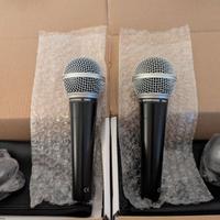 2 microfoni modello "SM58" - dinamici cardioidi