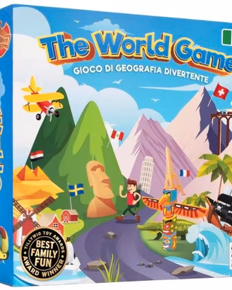 Divertente Gioco da Tavolo Sulla Geografia - Gioco