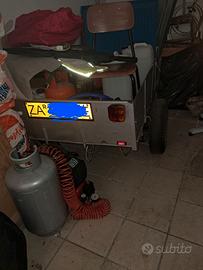 Carrello con gancio raino