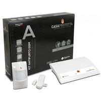 KIT ANTIFURTO CASA PROTETTA WIRELESS + TELECOMANDO
