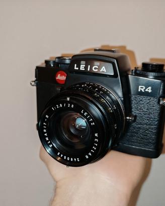 Leica R4 e Elmarit 28mm R