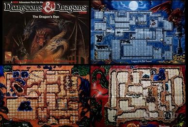 D&D - Le mappe de "La Tana del Drago"