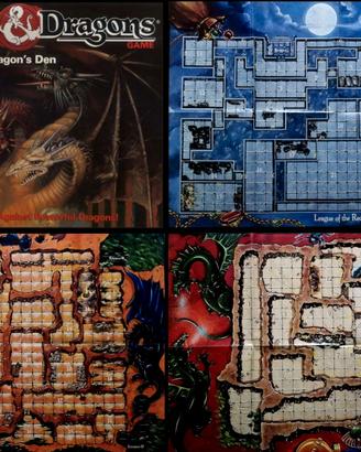 D&D - Le mappe de "La Tana del Drago"