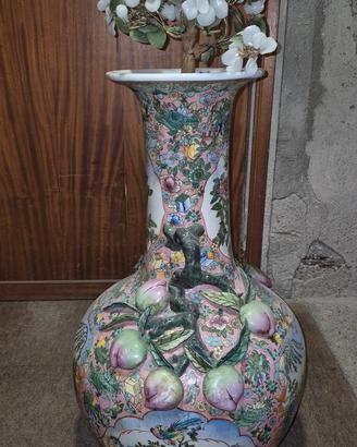 vaso cinese di antiquariato epoca 1750 d.c.