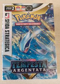 Box prerelease pokemon TEMPESTA ARGENTATA sealed