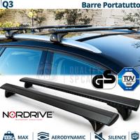Barre Portatutto per Audi Q3 in Alluminio Nero