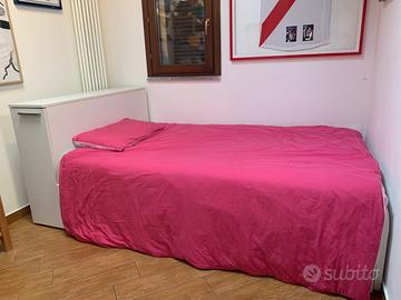 Letto una piazza e mezza 120x190 con contenitore