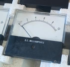 STRUMENTO DI MISURA D.C. MILLIAMPERES