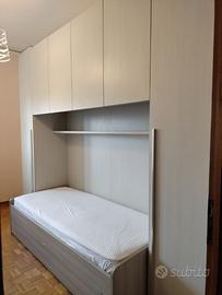 Cameretta armadio ponte scrivania SMART