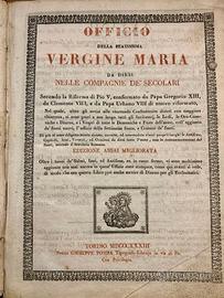 Officio della Beatissima Vergine Maria - 1833