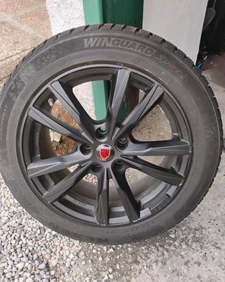 4 cerchi in lega completo con gomme e tpms