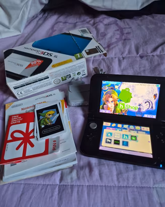 Nintendo 3DS XL Blu/Nero – Completa