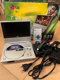LG DP8821 - Lettore DVD Portatile 7” Wide LCD
