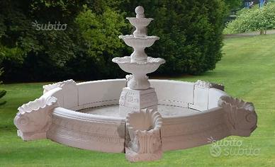 Fontana 6 conchiglie monumentale Ø .340