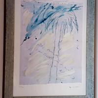 Mario Schifano - serigrafia Palma Informale n. 1 