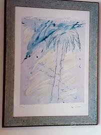 Mario Schifano - serigrafia Palma Informale n. 1 